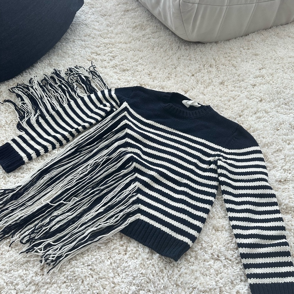 PORTSpure Fringe Sweater